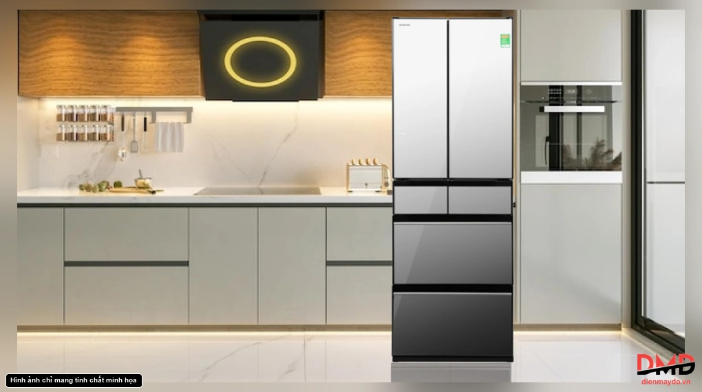 Tủ lạnh Hitachi Inverter 540 lít R-HW540RV(X)