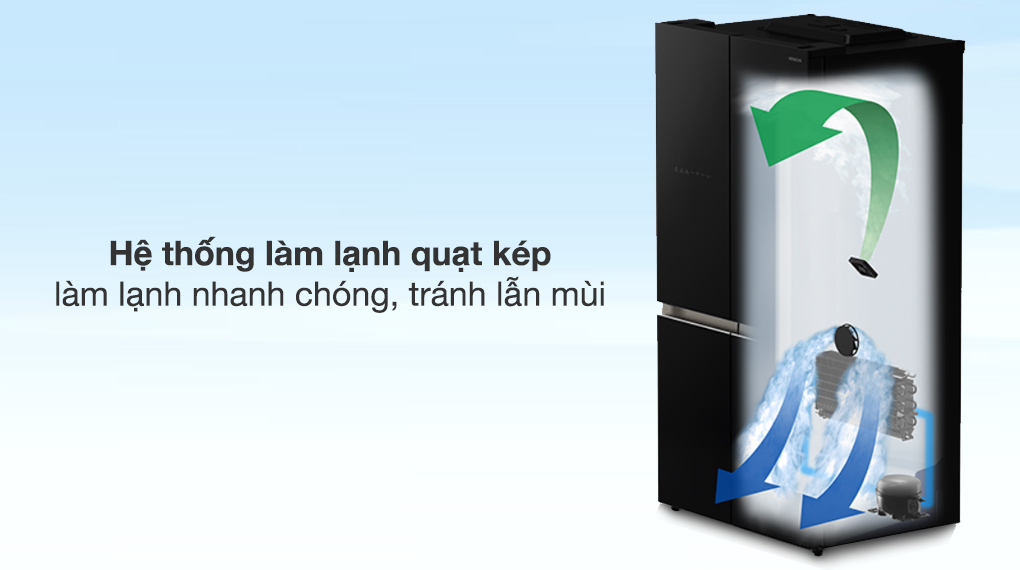 Tủ lạnh Hitachi Inverter 569 lít R-WB640VGV0 GMG