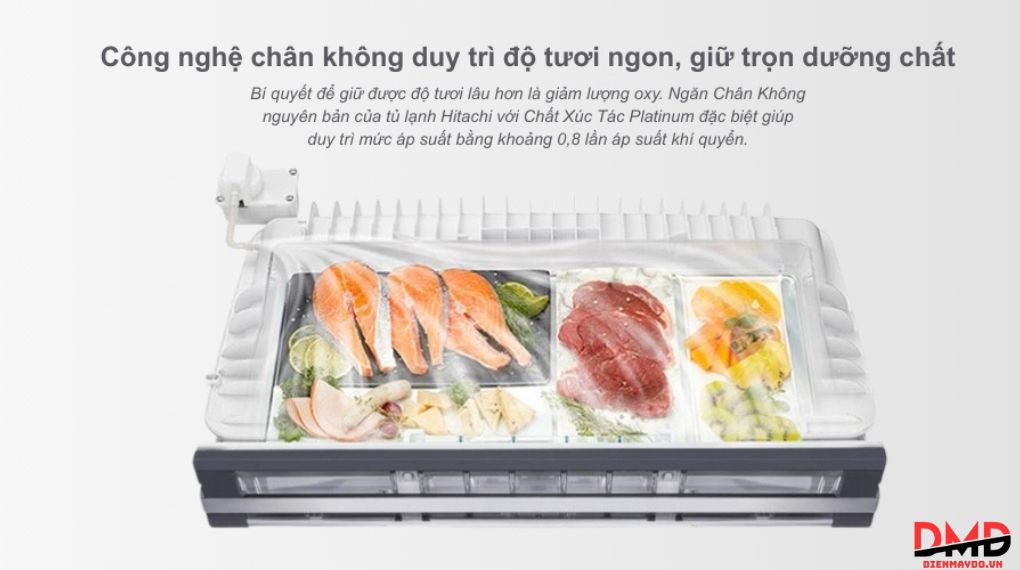 Tủ lạnh Hitachi Inverter 670 lít R-GW670TV XK