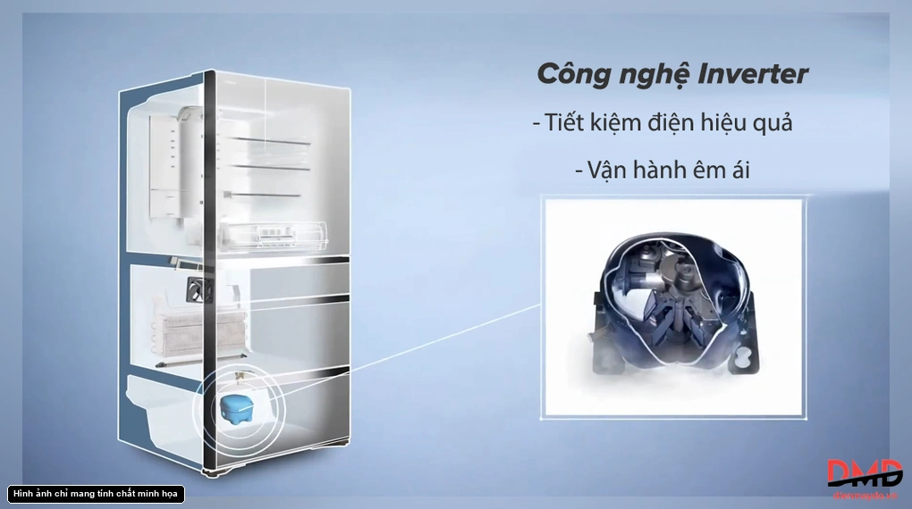 Tủ lạnh Hitachi Inverter 735 lít R-ZX740KV
