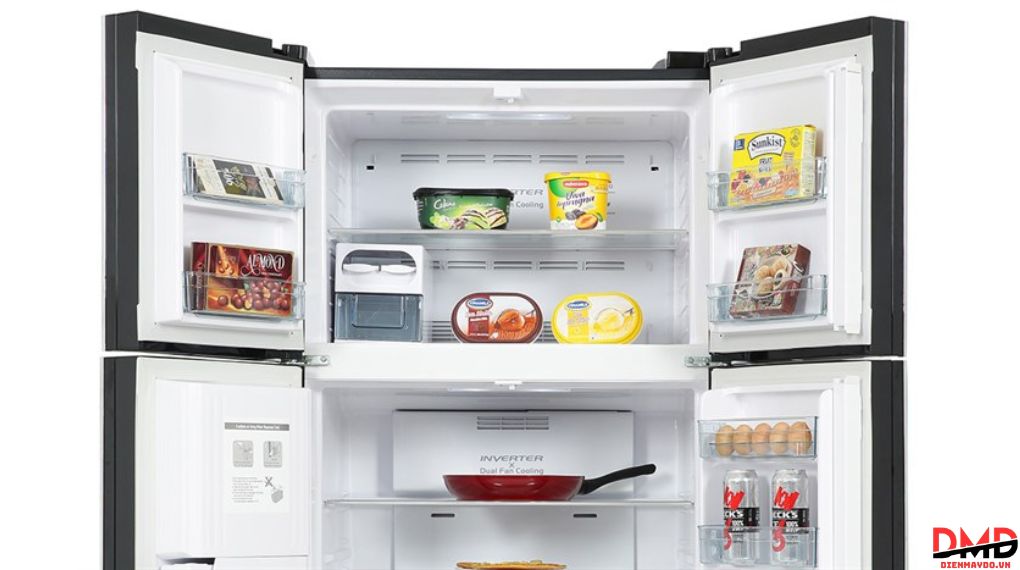 Tủ lạnh Hitachi Inverter Multi Door 540 lít R-FW690PGV7 GBK