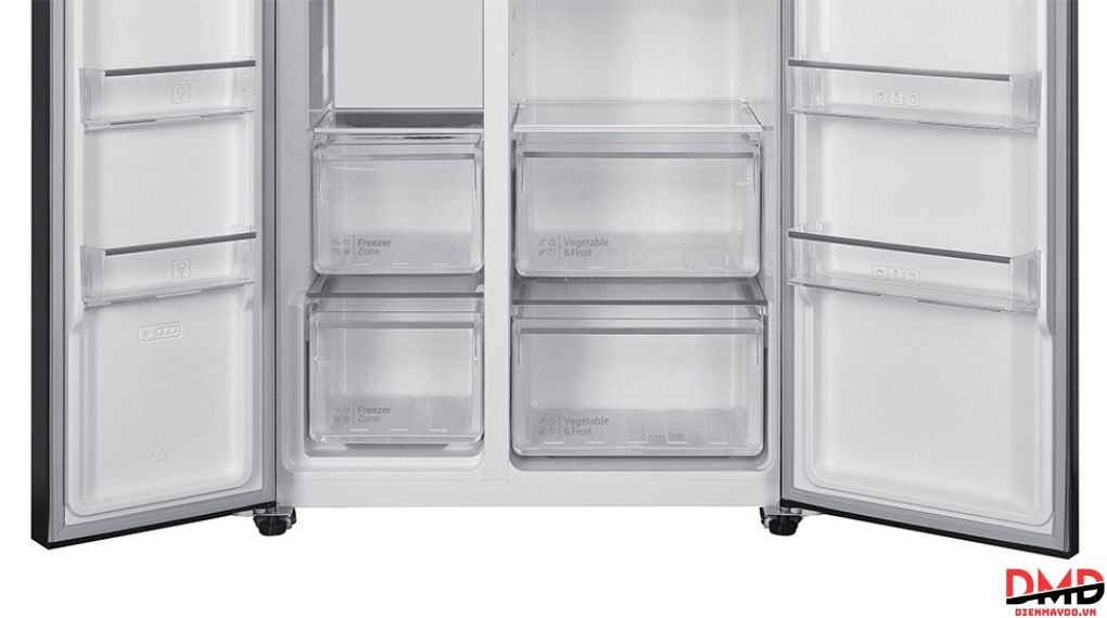 Tủ lạnh Hitachi Inverter Side By Side 529 lít HRSN9563DWDGBVN