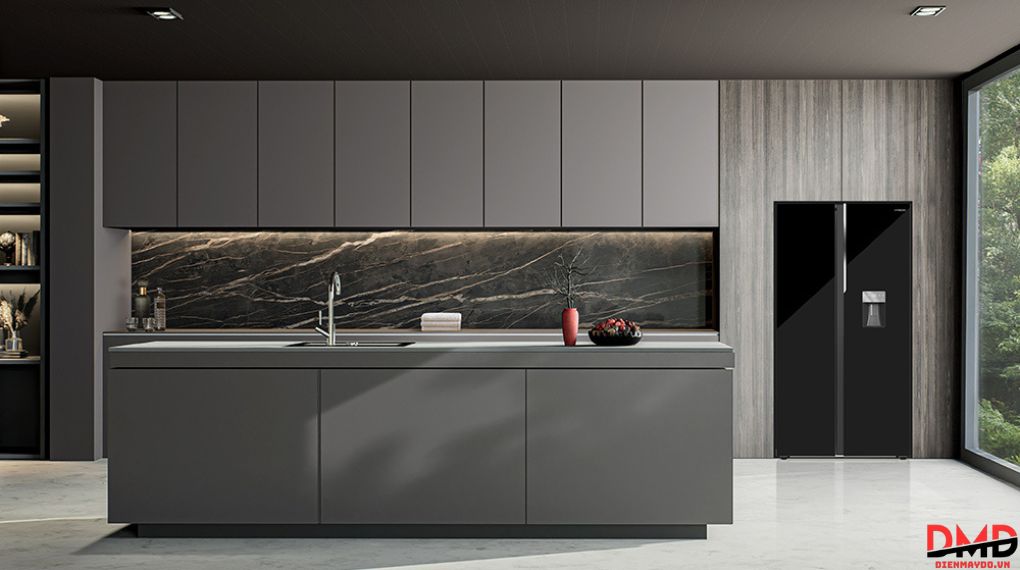 Tủ lạnh Hitachi Inverter Side By Side 529 lít HRSN9563DWDGBVN