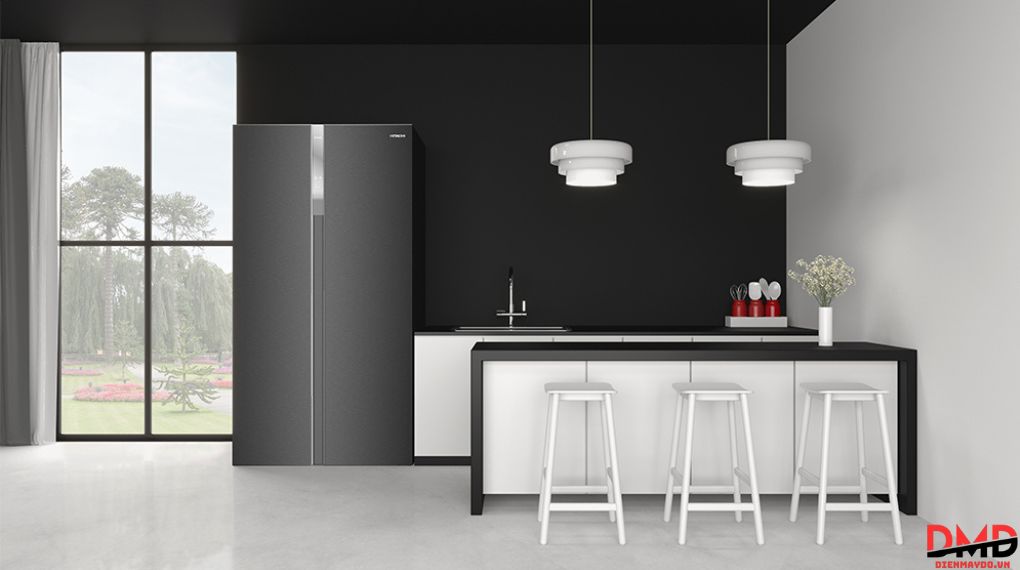 Tủ lạnh Hitachi Inverter Side By Side 532 lít HRSN9563DDXVN