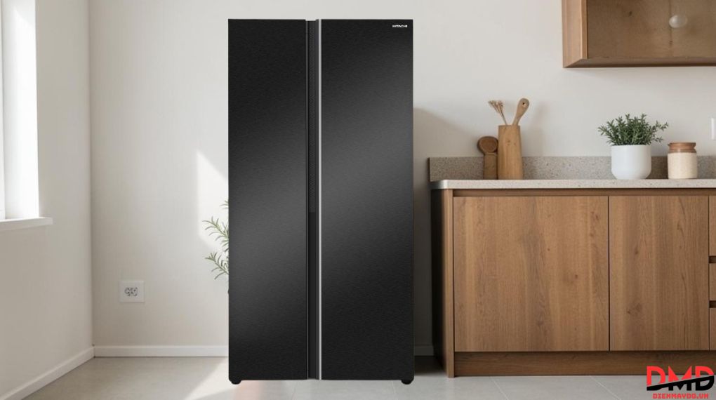 Tủ lạnh Hitachi Inverter Side By Side 653 lít HRSN9713ESAUVN