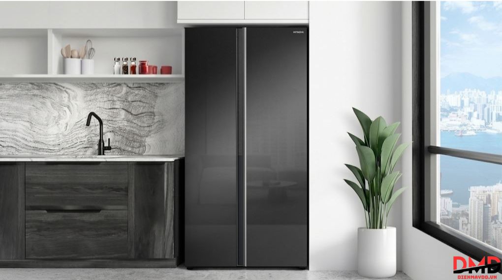 Tủ lạnh Hitachi Inverter Side By Side 656 lít HRSN9713ESUVN