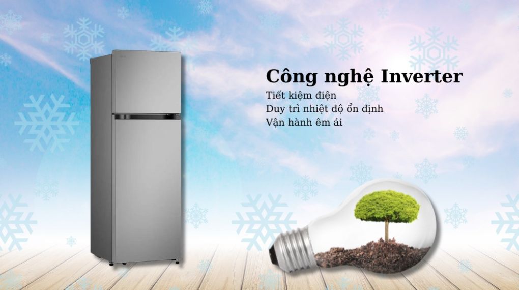 Tủ lạnh LG Inverter 266 lít LTB26SVM