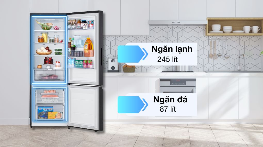Tủ lạnh LG Inverter 332 lít LBD33BLMA