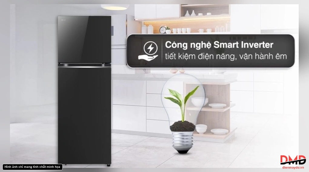 Tủ lạnh LG Inverter 335 lít LTB33BLG