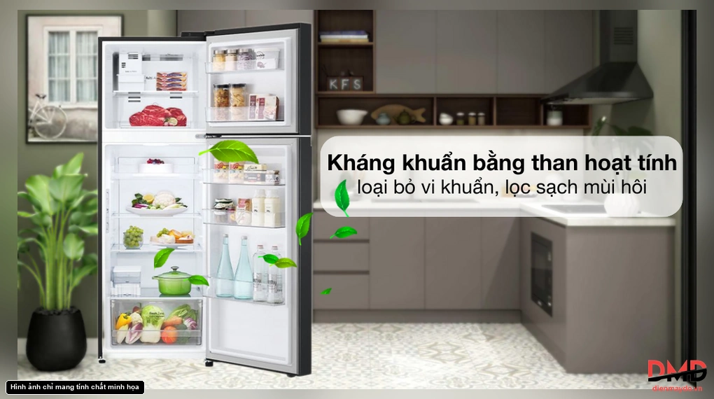Tủ lạnh LG Inverter 335 lít LTB33BLMA