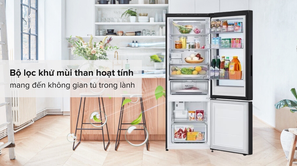 Tủ lạnh LG Inverter 340 lít LBB33BLMAI InstaView 