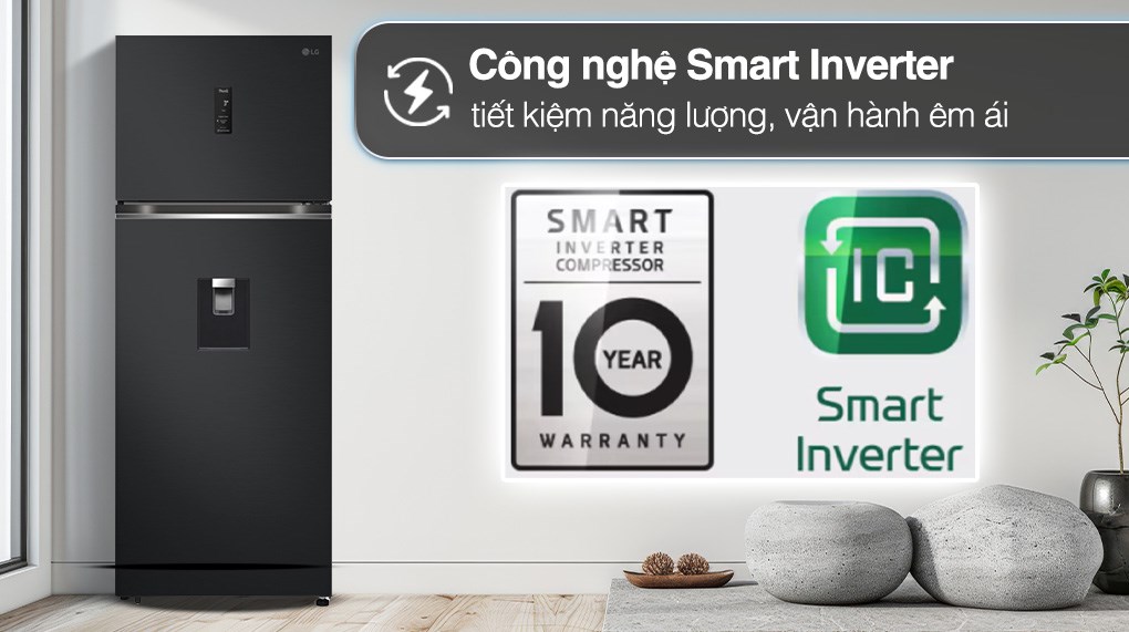 Tủ lạnh LG Inverter 459 lít LTD46BLMA