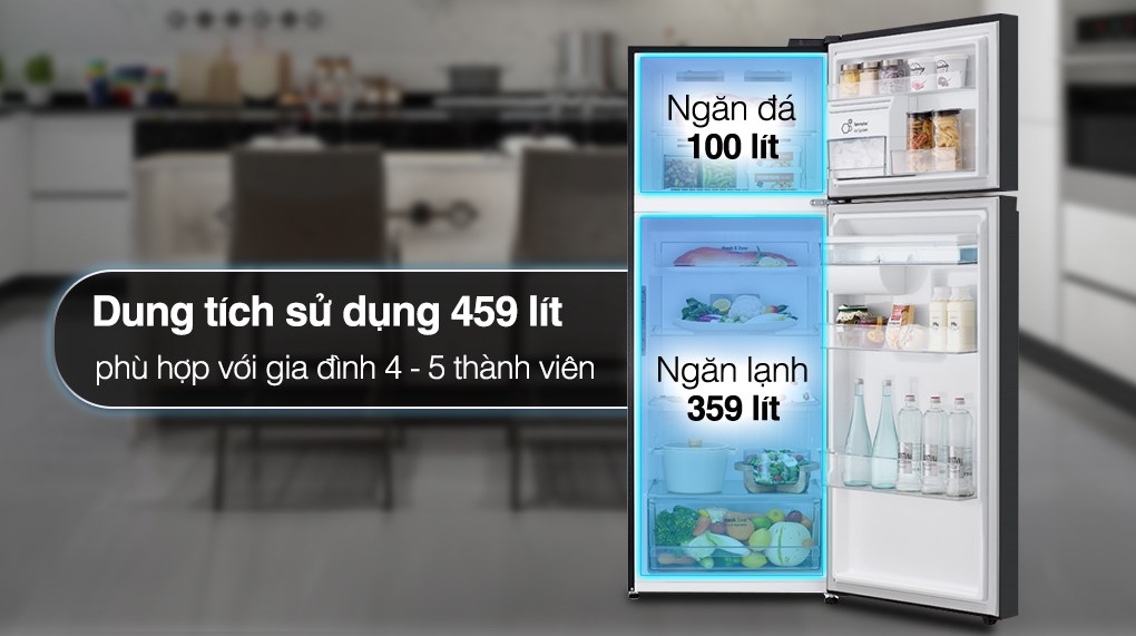 Tủ lạnh LG Inverter 459 lít LTD46BLMA