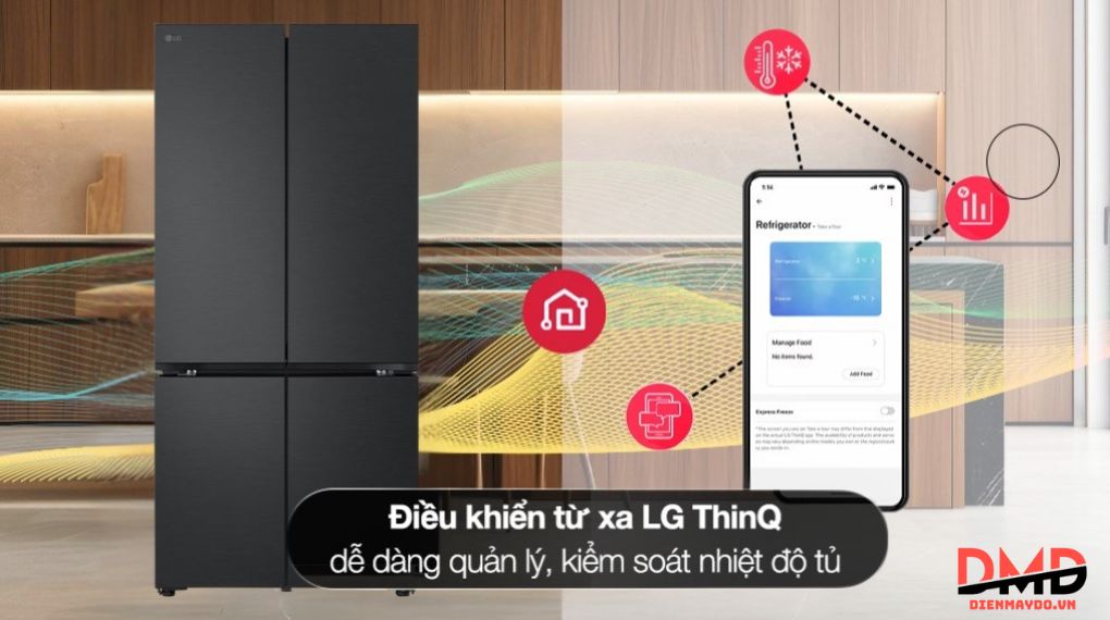 Tủ lạnh LG Inverter 575 lít LFB58BLMA Multi Door