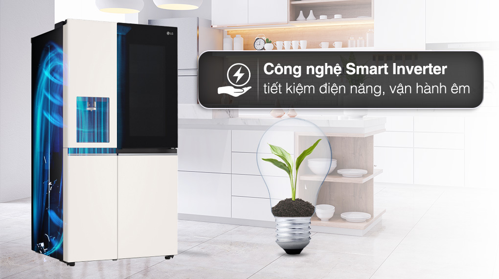 Tủ lạnh LG Inverter 635 Lít Side By Side GR-X257BG