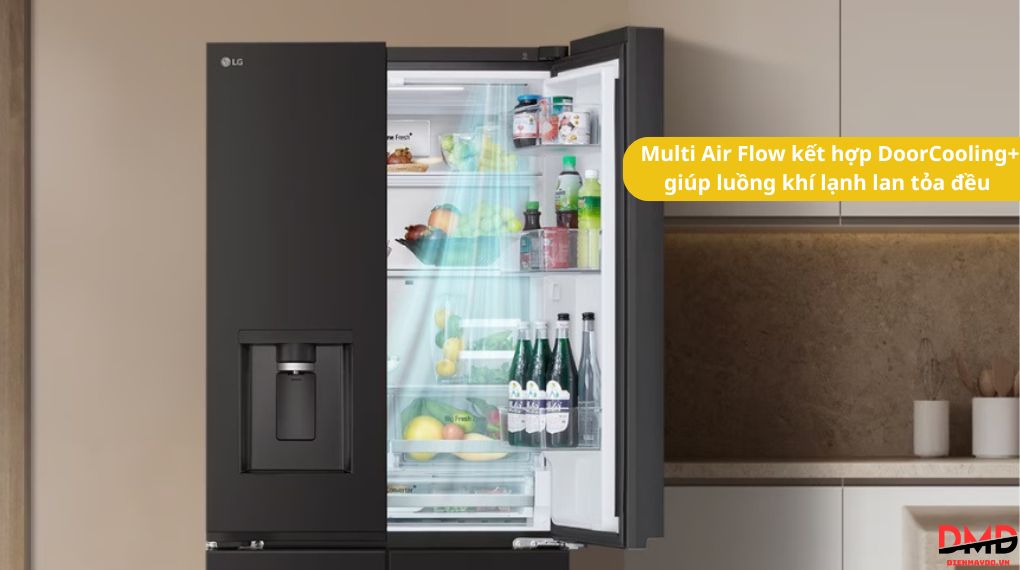 Tủ lạnh LG Inverter Multi Door 571 lít F58BGD
