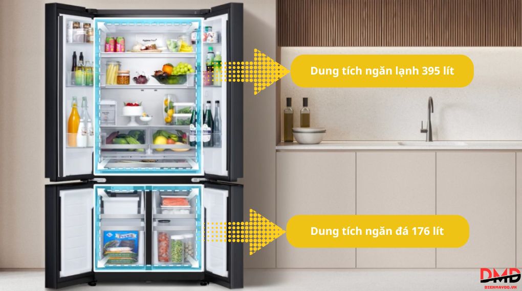 Tủ lạnh LG Inverter Multi Door 571 lít F58BGD