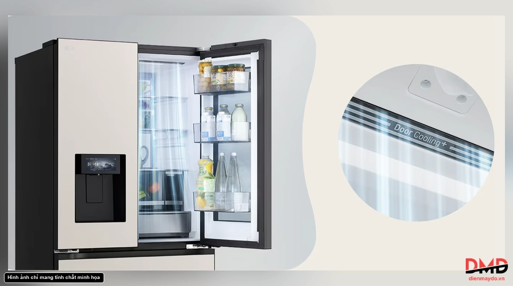 Tủ lạnh LG Inverter Multi Door InstaView 550 lít F53EGR