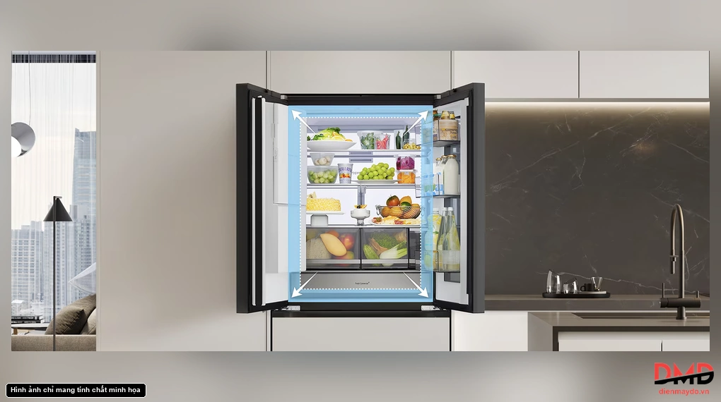 Tủ lạnh LG Inverter Multi Door InstaView 550 lít F53EGR