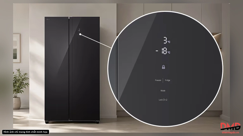 Tủ lạnh LG Inverter Side by Side 627 lít S60BG