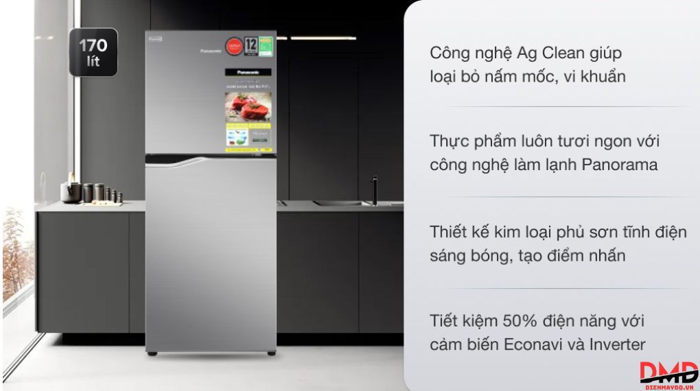 Tủ lạnh mini Panasonic 170 lít có phù hợp phòng trọ?