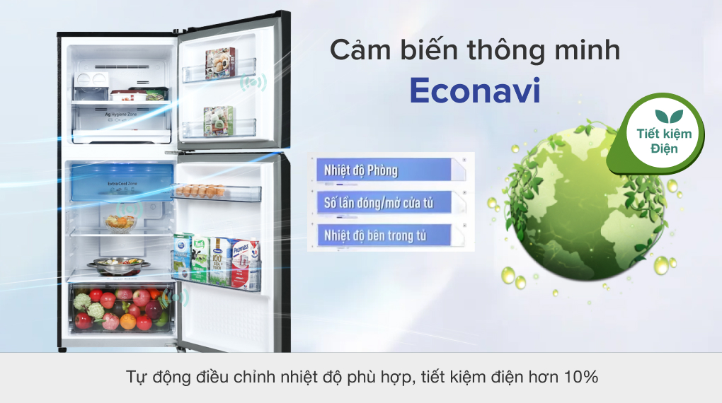 Tủ lạnh Panasonic Inverter 268 lít NR-TV301BPKV