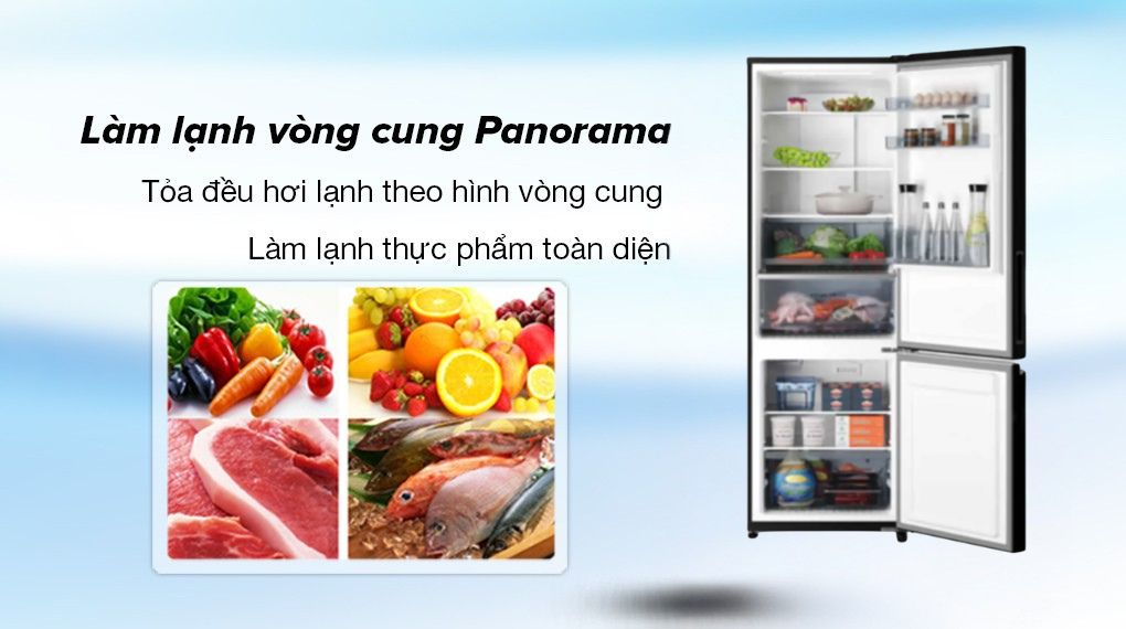 Tủ lạnh Panasonic Inverter 300 Lít NR-BV331BPKV