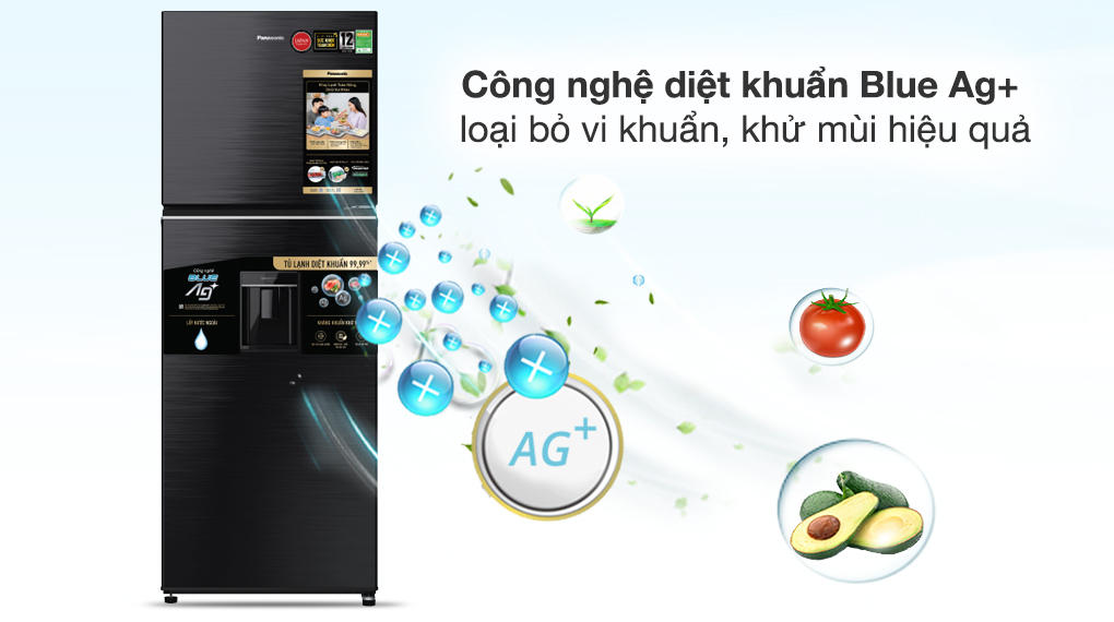 Tủ lạnh Panasonic Inverter 366 lít NR-TL381GVKV
