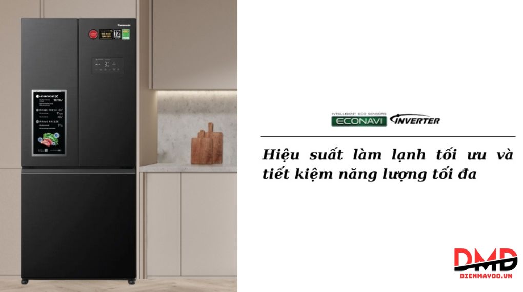 Tủ lạnh Panasonic Inverter 495 lít NR-CW530HVK9