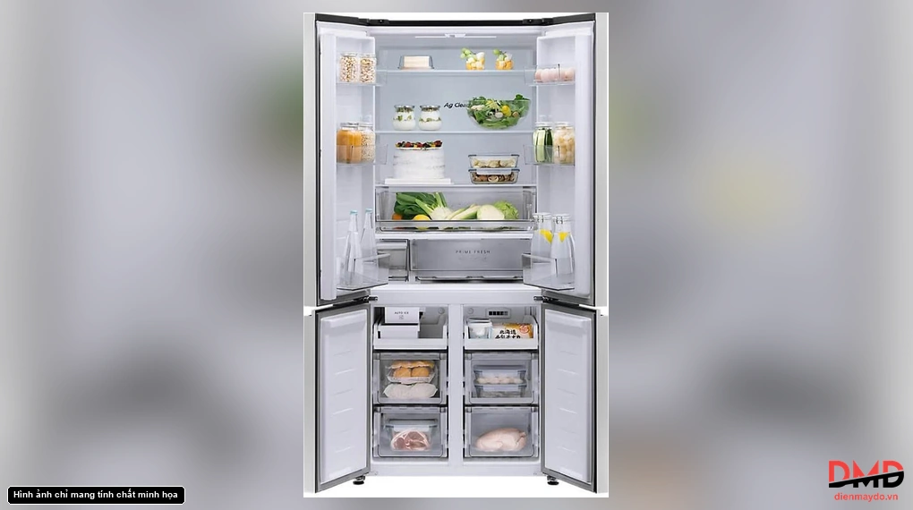 Tủ lạnh Panasonic Inverter Multi Door 520 lít NR-XZ590HGWV