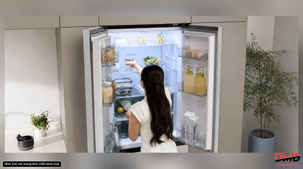 Tủ lạnh Panasonic Inverter Multi Door 520 lít NR-XZ590HGWV