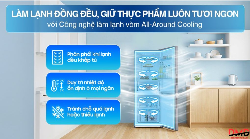Tủ lạnh Samsung Inverter 280 lít RB27N4020S9/SV
