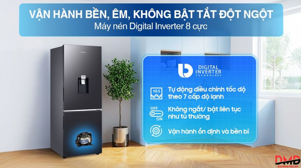 Tủ lạnh Samsung Inverter 307 lít RB30N4190B1/SV