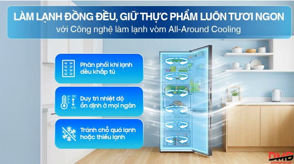 Tủ lạnh Samsung Inverter 307 lít RB30N4190B1/SV