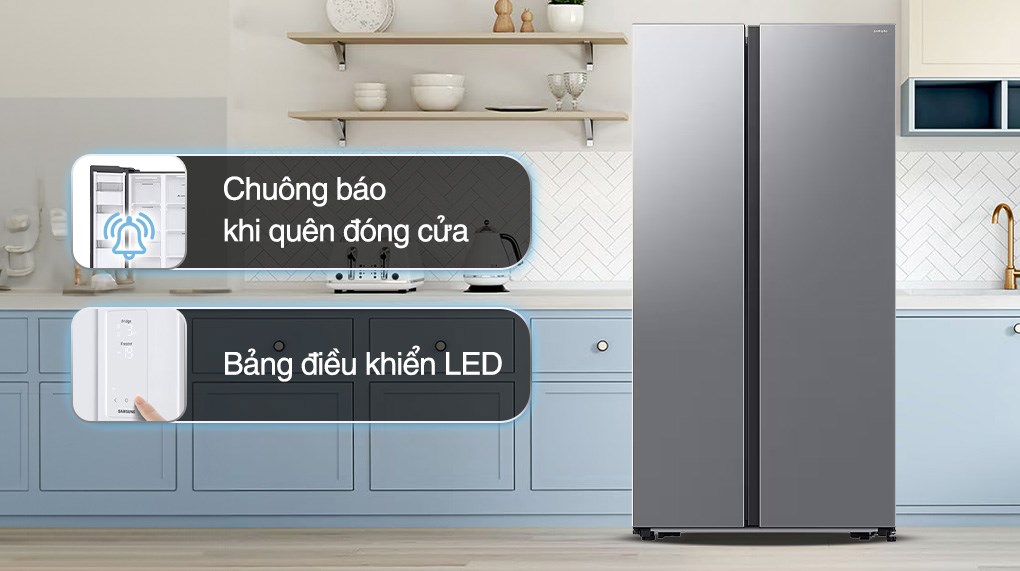 Tủ lạnh Samsung Inverter 583 lít RS57DG400EM9SV