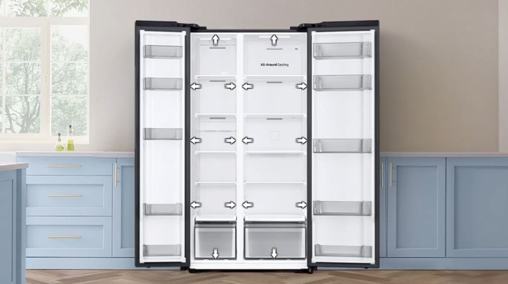 Tủ lạnh Samsung Inverter 615 lít RS90F65D2FSV