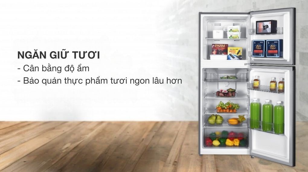 Tủ lạnh Sharp Inverter 197 lít SJ-X215V-SL