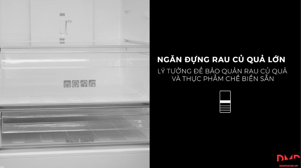 Tủ lạnh Sharp Inverter 323 lít SJ-BF330V-DG