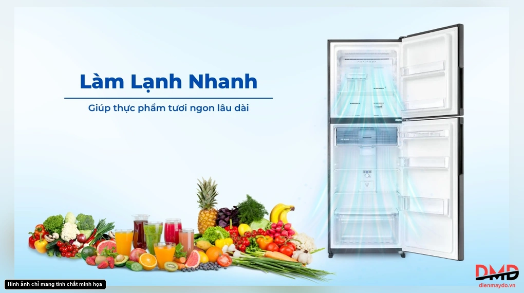 Tủ lạnh Sharp Inverter 360 lít SJ-XP382AE-DS