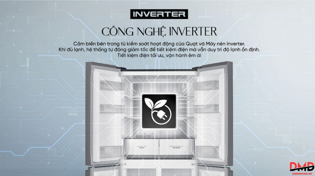 Tủ lạnh Sharp Inverter Multi Door 466 lít SJ-FXP560V-MG