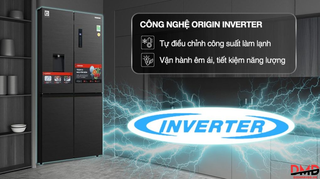 Tủ lạnh Toshiba Inverter 471 lít Multi Door GR-RF606WI-PMV(60)-AG