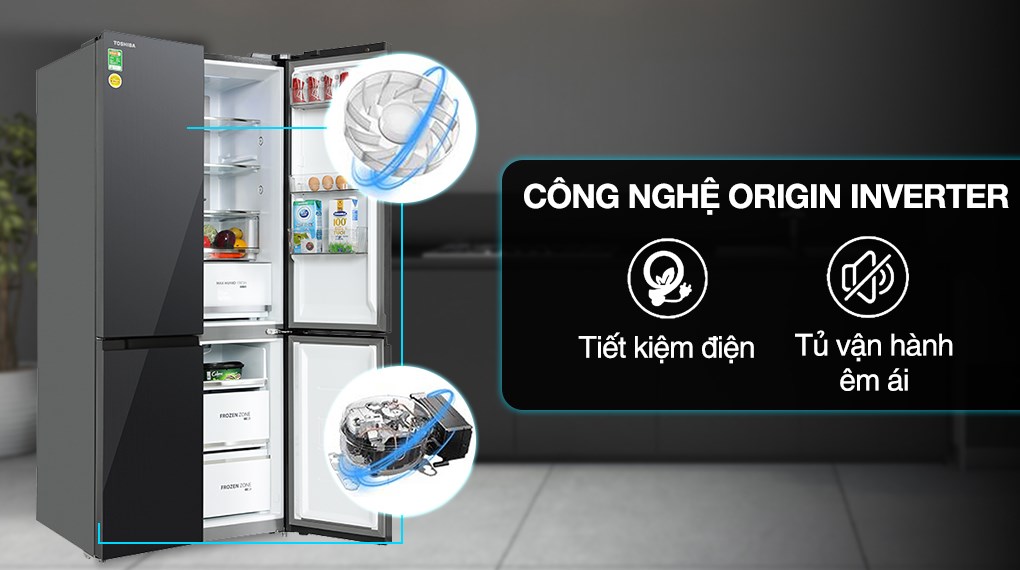 Tủ lạnh Toshiba Inverter 515 lít GR-RF670WI-PGV(A9)-BG