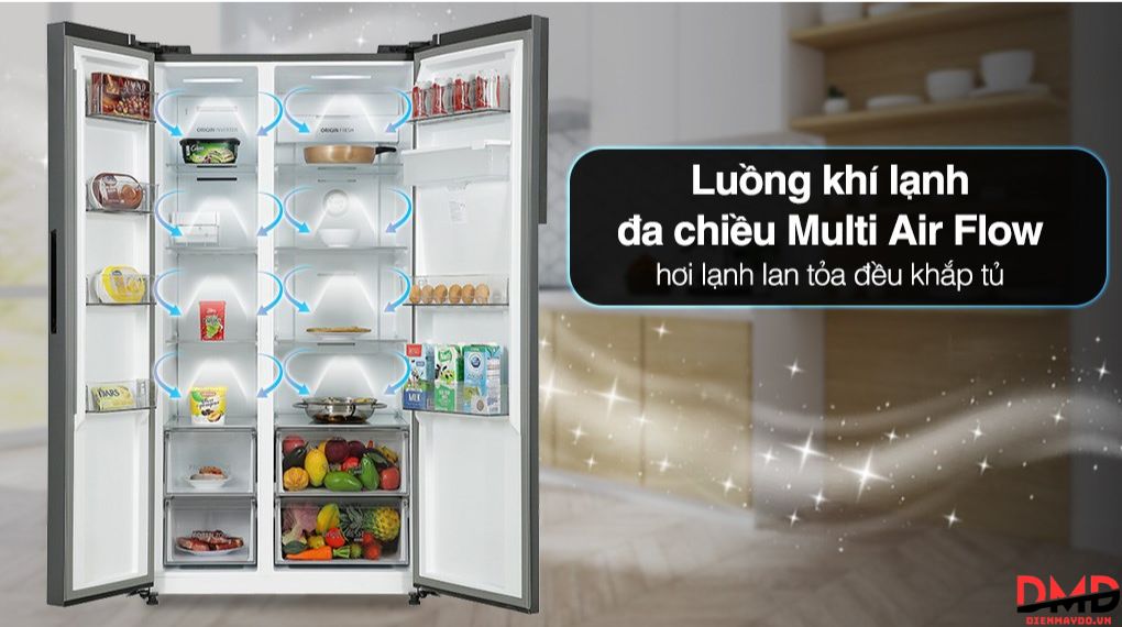 Tủ lạnh Toshiba Inverter 596 lít GR-RS775WI-PMV(06)-MG