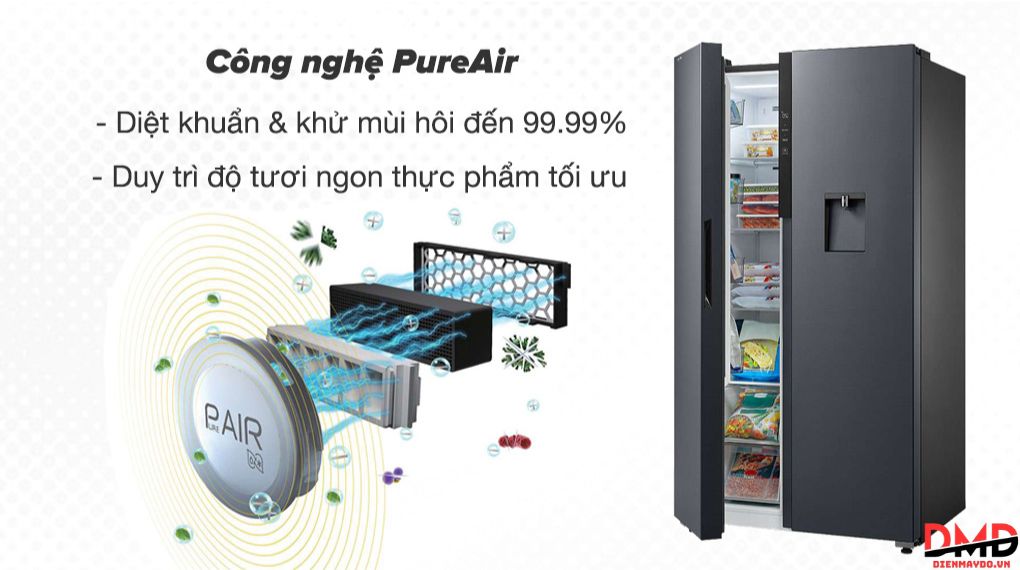 Tủ lạnh Toshiba Inverter 596 lít GR-RS775WI-PMV(06)-MG