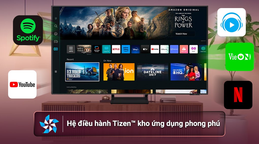 Smart Tivi QLED Samsung 4K 75 inch QA75Q65D