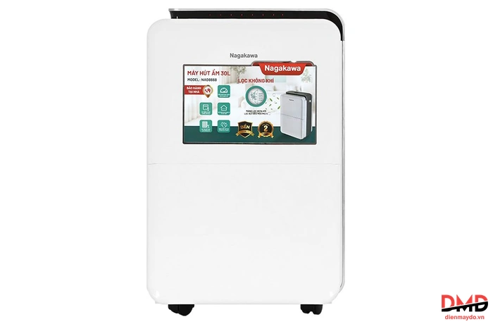 Máy hút ẩm kết hợp lọc không khí Nagakawa NAD8668