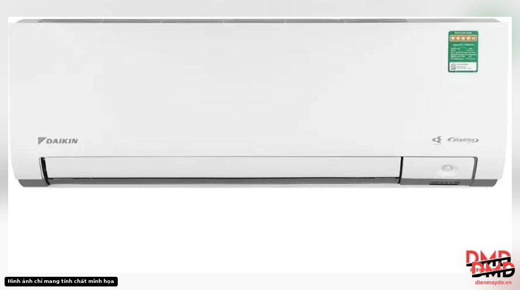 Mặt trước dàn lạnh Điều hòa Daikin Inverter 1.5 HP FTKM35AVMV