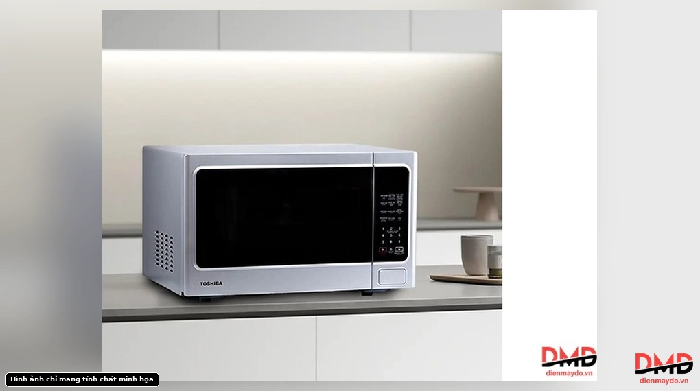 Toshiba ER-SGS34(S1)VN microwave oven in a kitchen setting