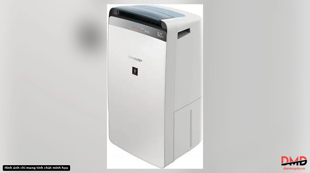 Máy hút ẩm kết hợp lọc không khí Sharp DW-J20FV-W 20 lít - Góc nhìn 3/4