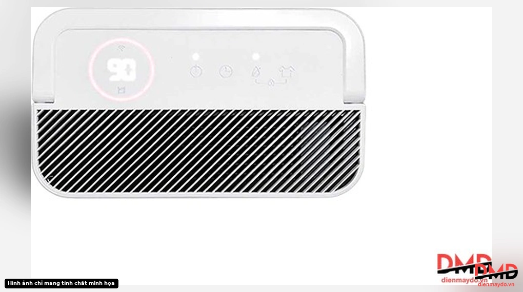 Top control panel of Máy hút ẩm WIDETECH WDH312ENW1 12 lít